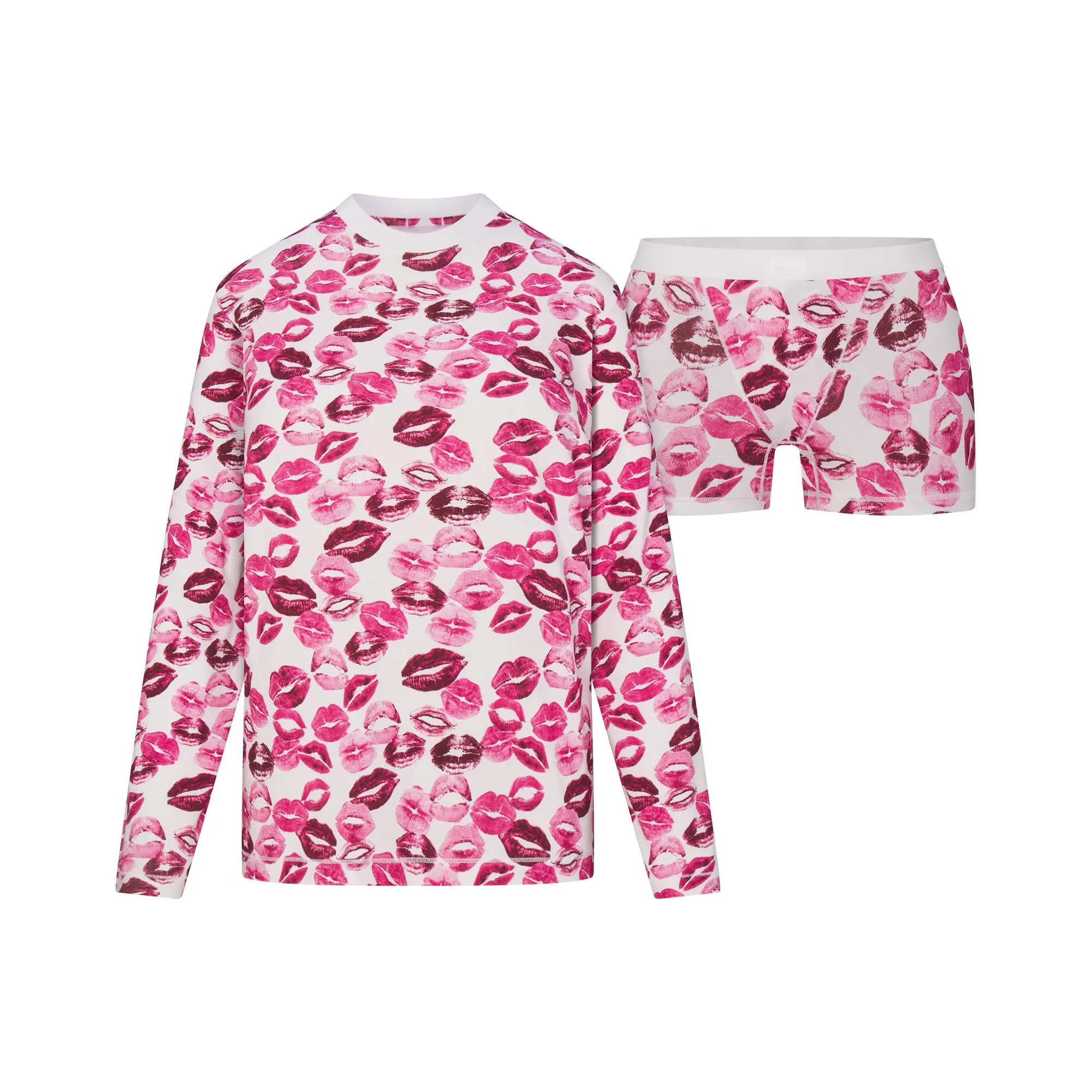 Long Sleeve T-Shirt And Short Boxer Set - Image 8