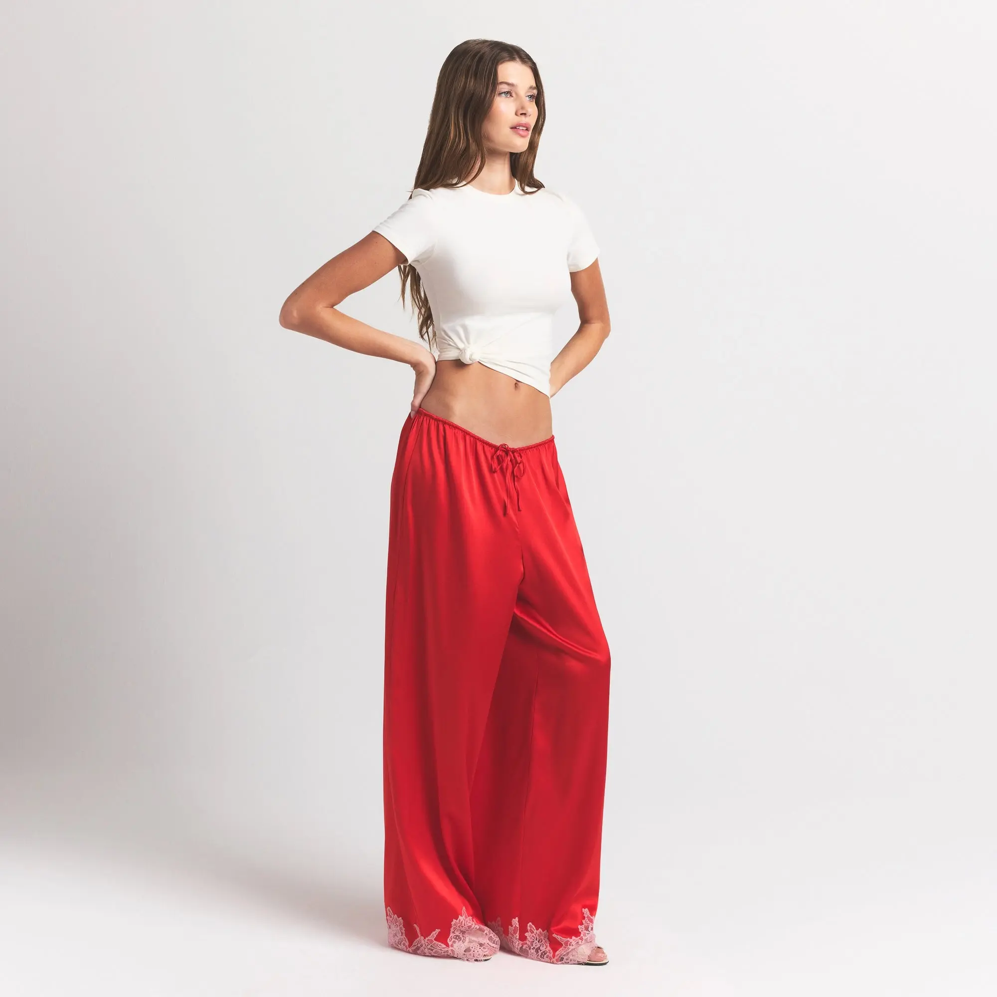 Lace Straight Leg Pant - Image 6