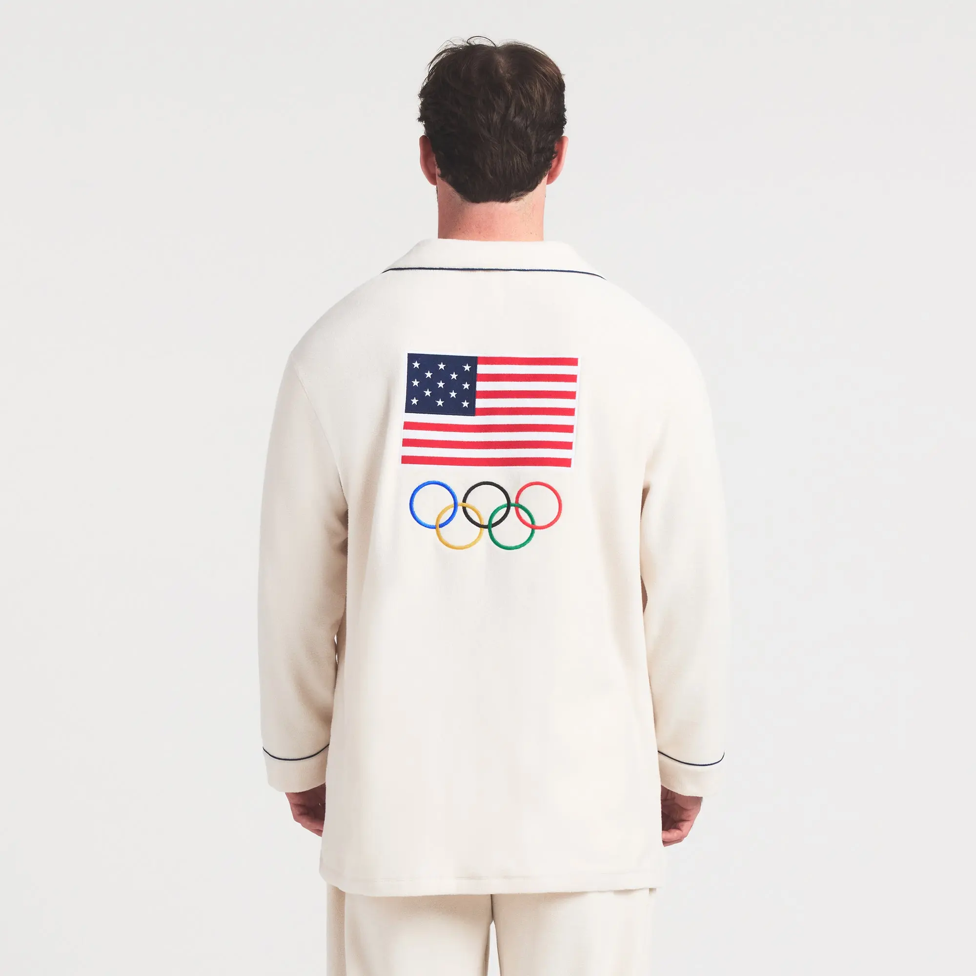 Fleece Unisex Olympic Oversized Sleep Top - Image 8