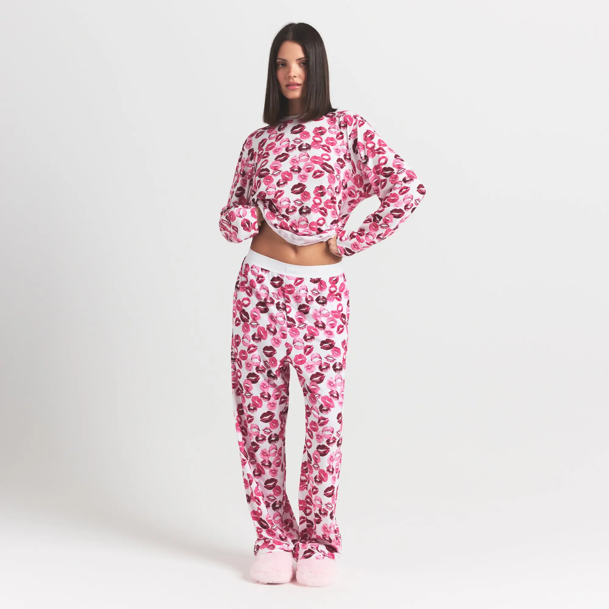 Long Sleeve T-Shirt And Loose Pant Set