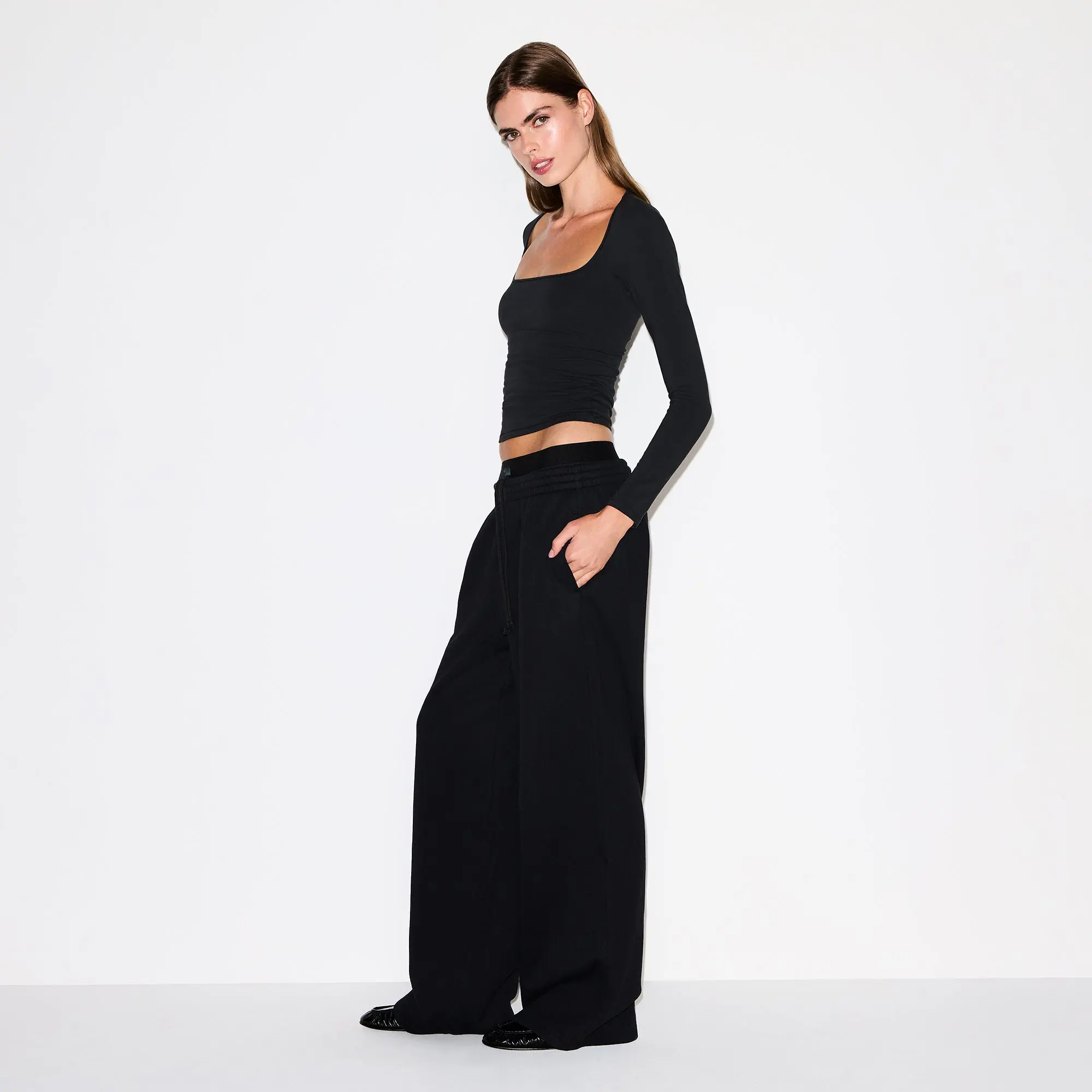 Oversized Double Waistband Pant - Image 2