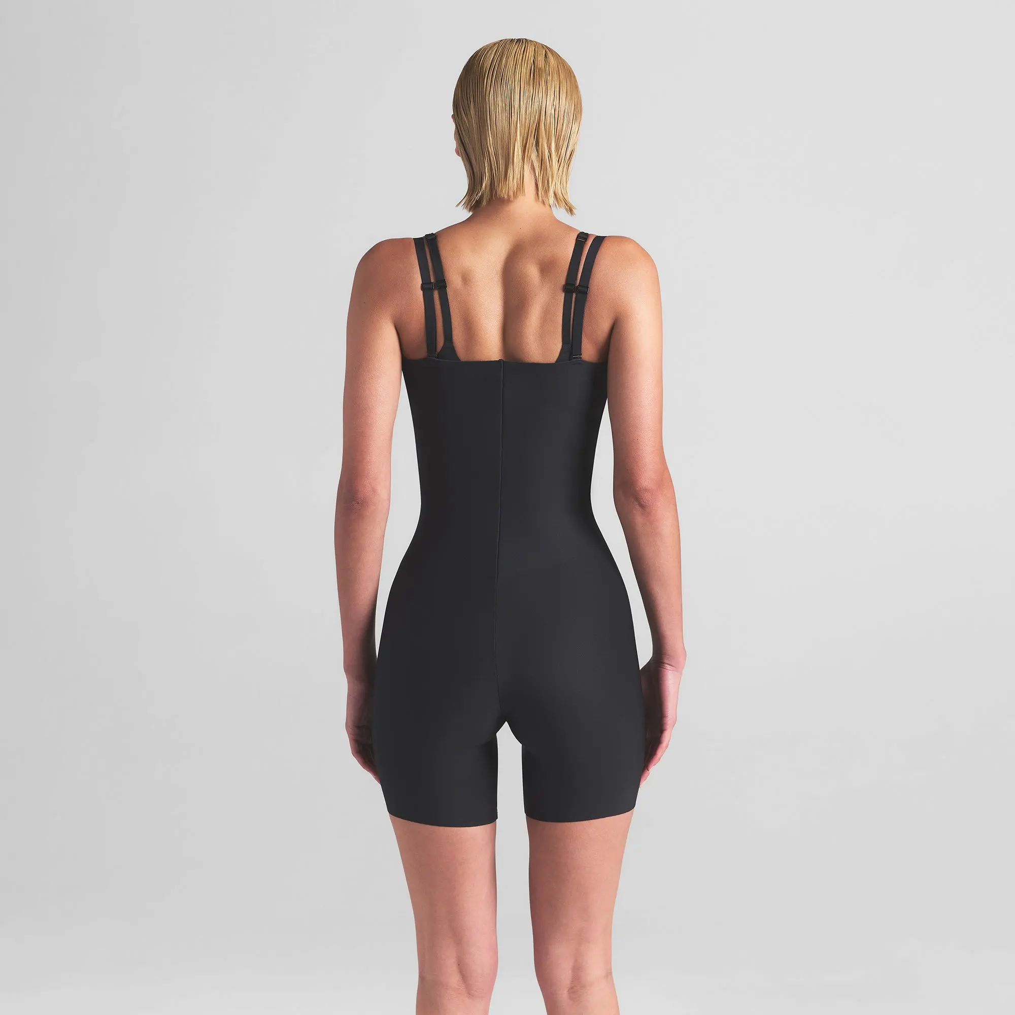 Core Sculpt Open Bust Mid Thigh Bodysuit - Image 5
