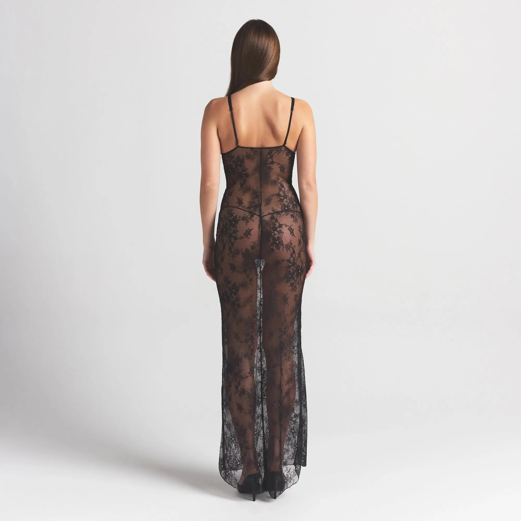 Tie Front Long Slip Dress - Image 4