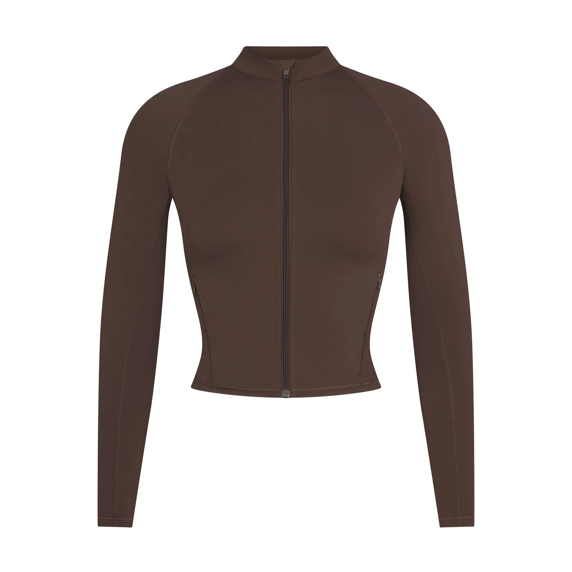 Mock Neck Full Zip Jacket - Image 6