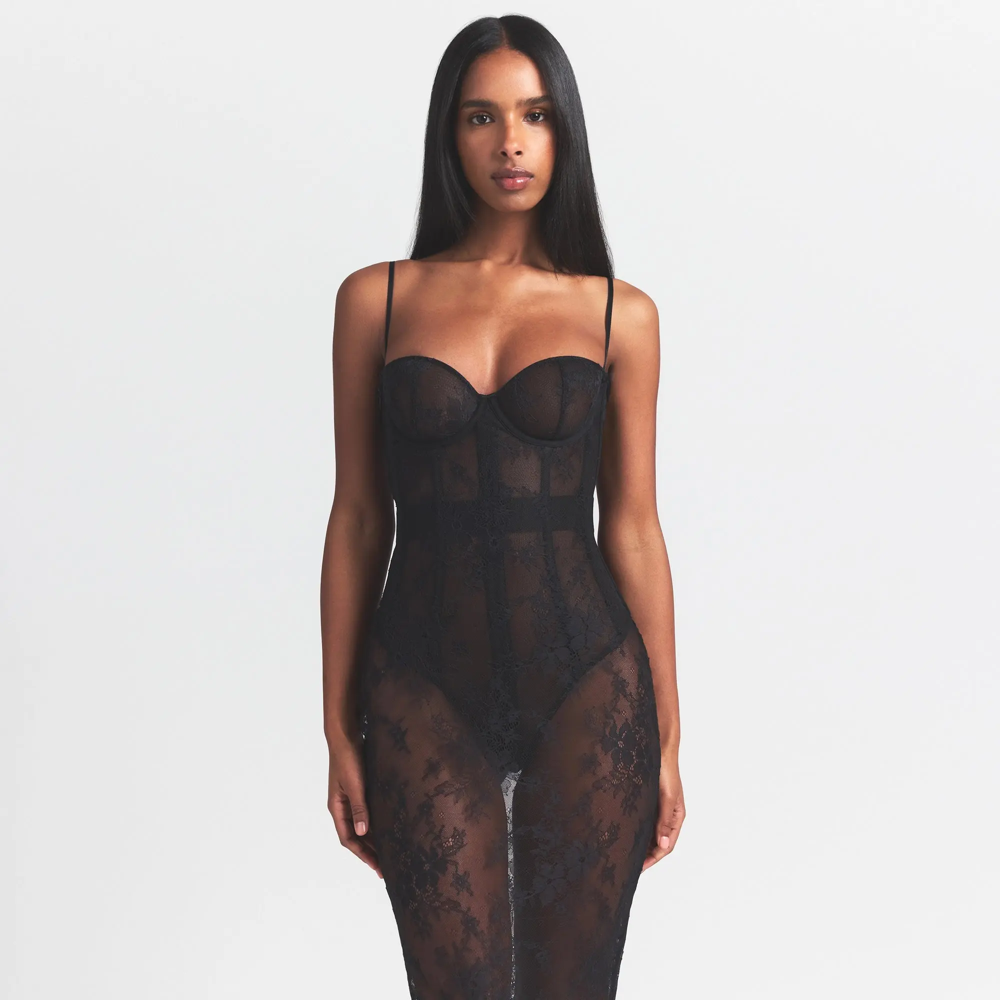 Strapless Corset Long Dress - Image 3