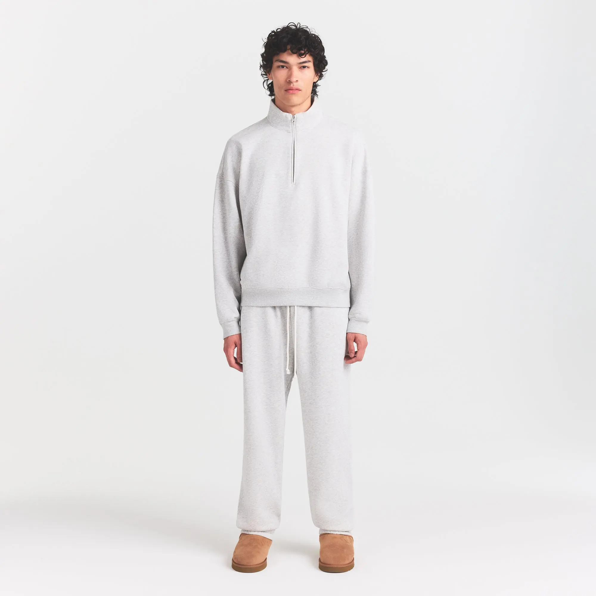 Mens Relaxed Quarter Zip