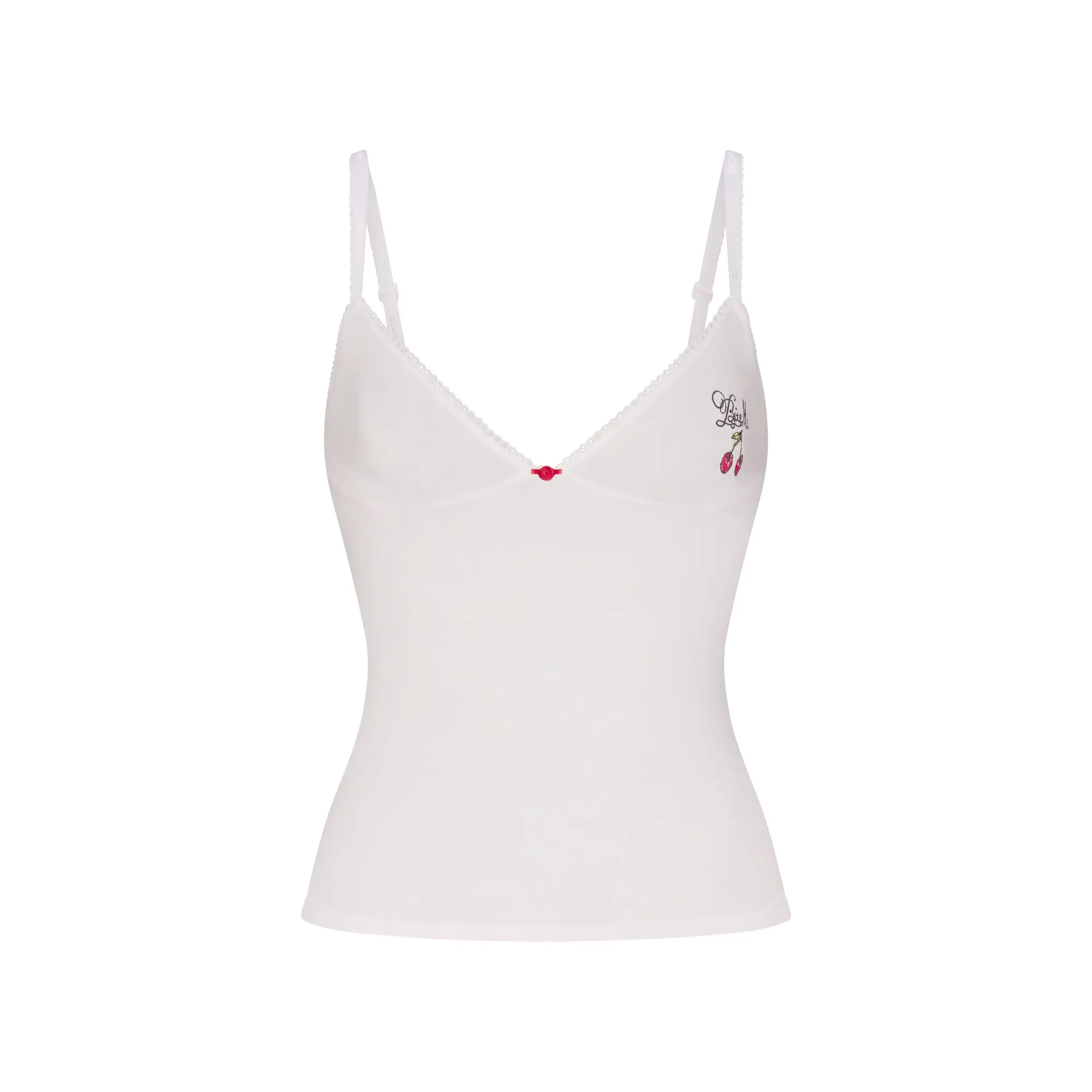 Logo Picot Cami And Boy Short Set - Image 5