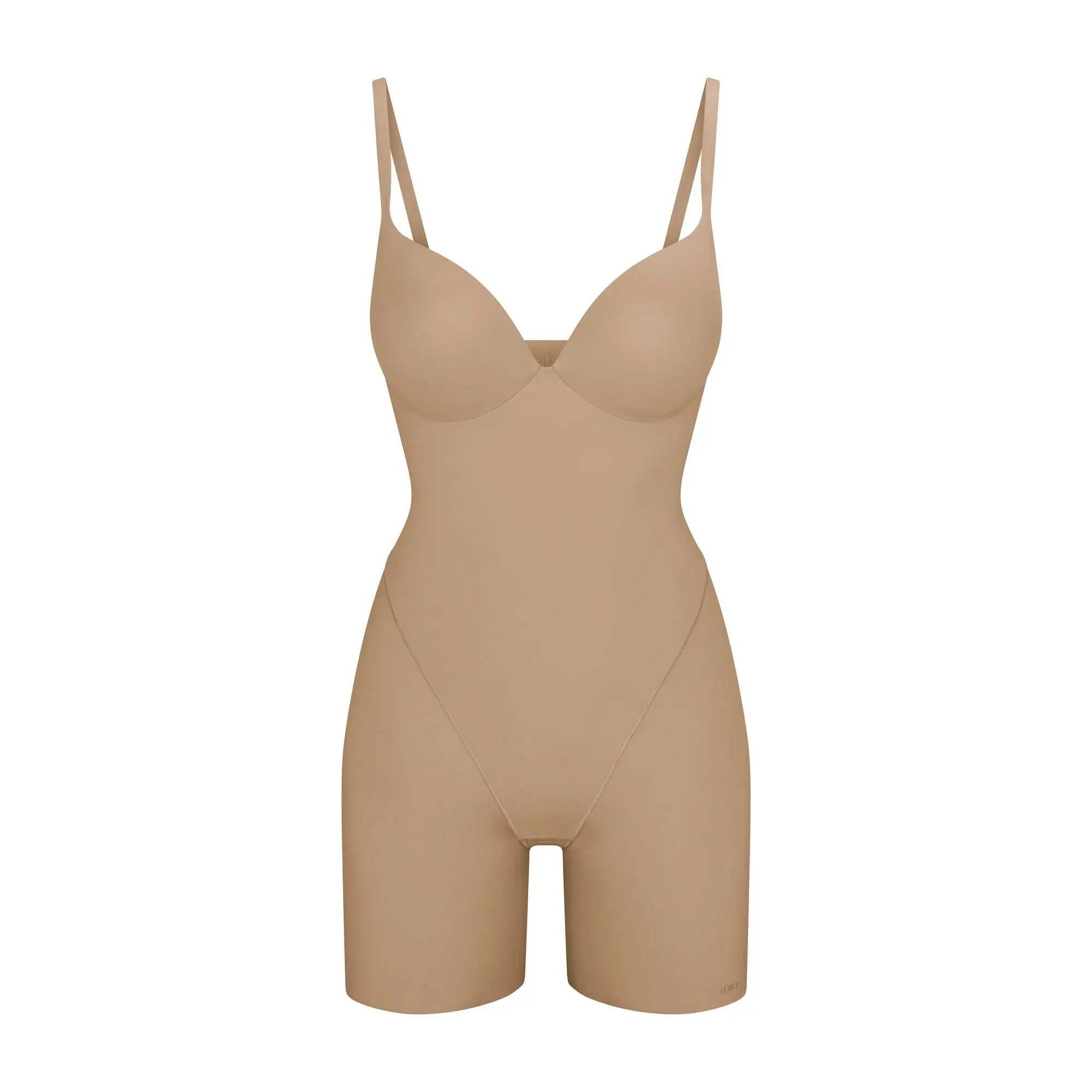 Push-Up Butt Enhancing Padded Mid Thigh Bodysuit - Image 9